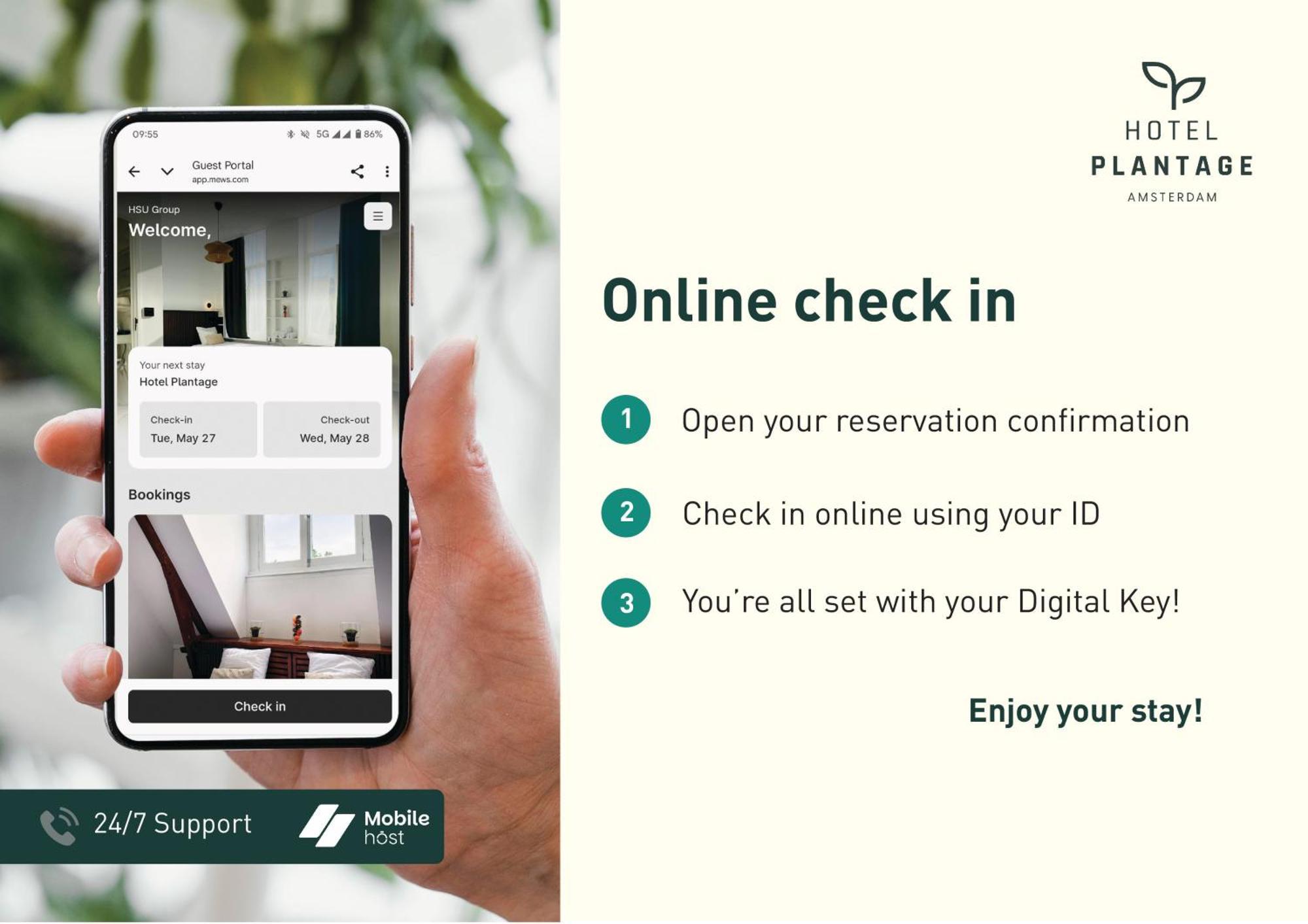Hotel Plantage - Digital Access Амстердам Экстерьер фото